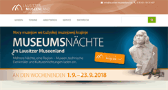 Desktop Screenshot of lausitzer-museenland.de
