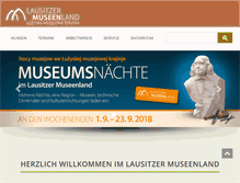 Tablet Screenshot of lausitzer-museenland.de